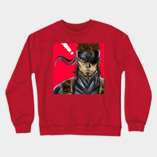 snake the intel soldier metal gear solid Crewneck Sweatshirt